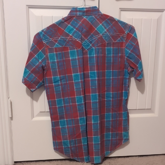 Vintage Mens Short Sleeve Button Up - Picture 3 of 3